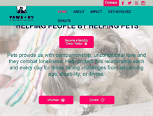 Tablet Screenshot of pawsny.org